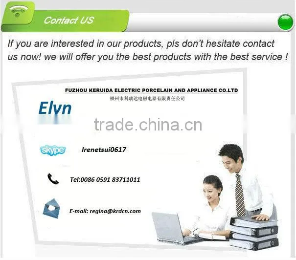 KRD colorful spool porcelain insulator for low voltage circuit