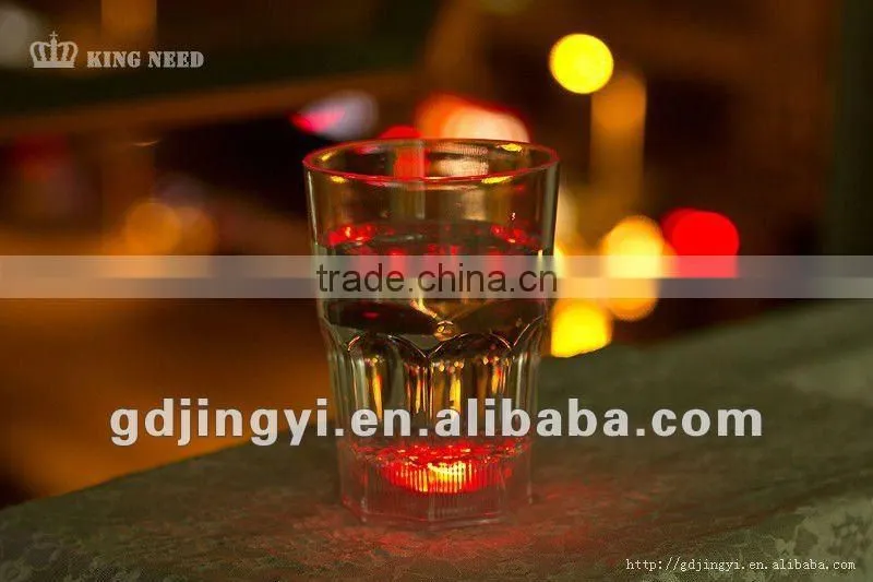 promotional flash plastic cups with LED