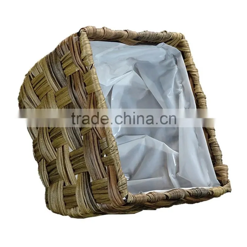 Handmade Rustic Rattan Flowerpots Gardent Planter