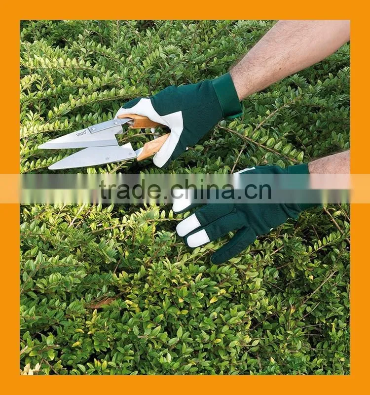 Heavy Duty Pigskin Leather Palm Gardening Gloves