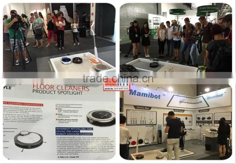 vacuum clenaer with big water tank and wifi