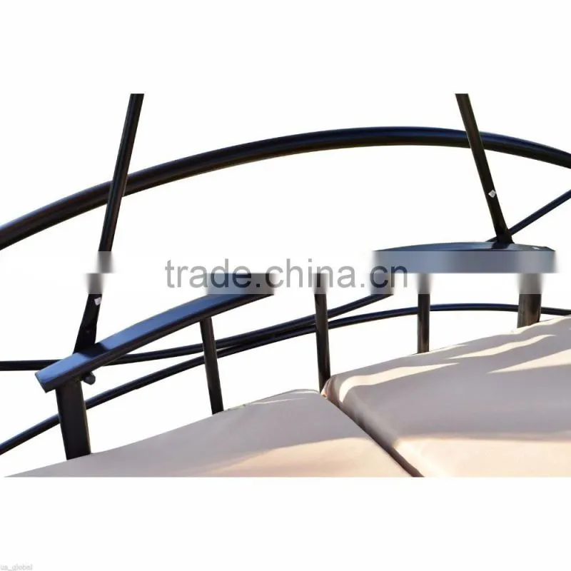 3 Seats Patio Hanging Chair With Gauze Pillow and Cushion for hot sale