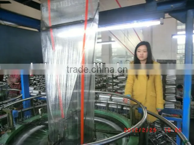 tubular mesh bag for onion sacks, shiny color, vegetable net
