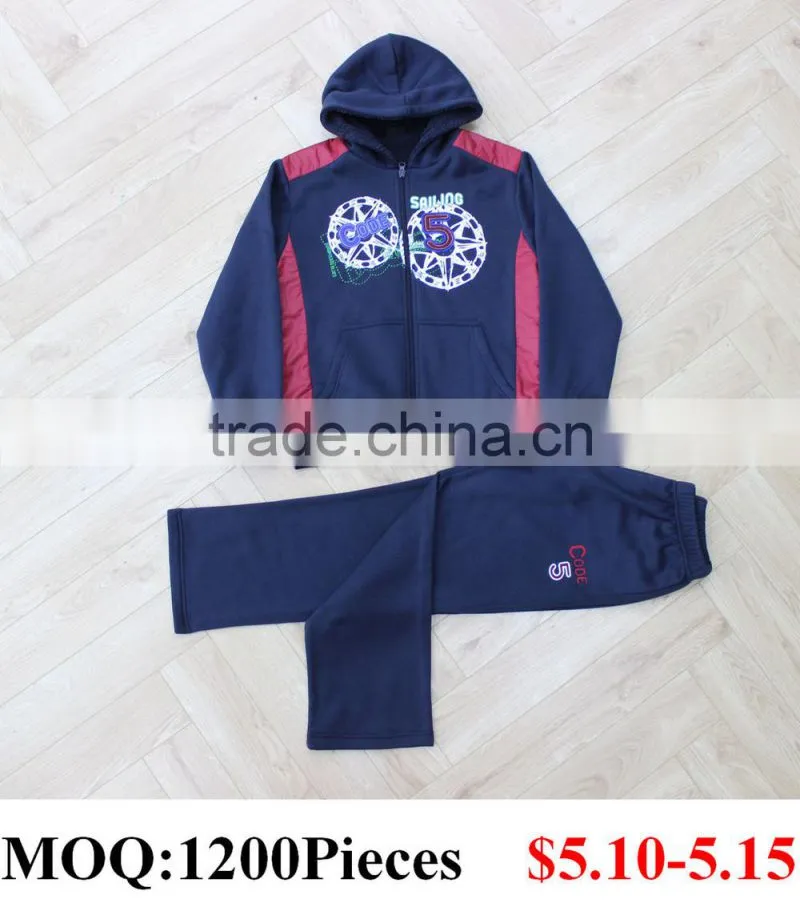 Boys Hoodies Lovely Fleece Sets Child Boutique Cothes