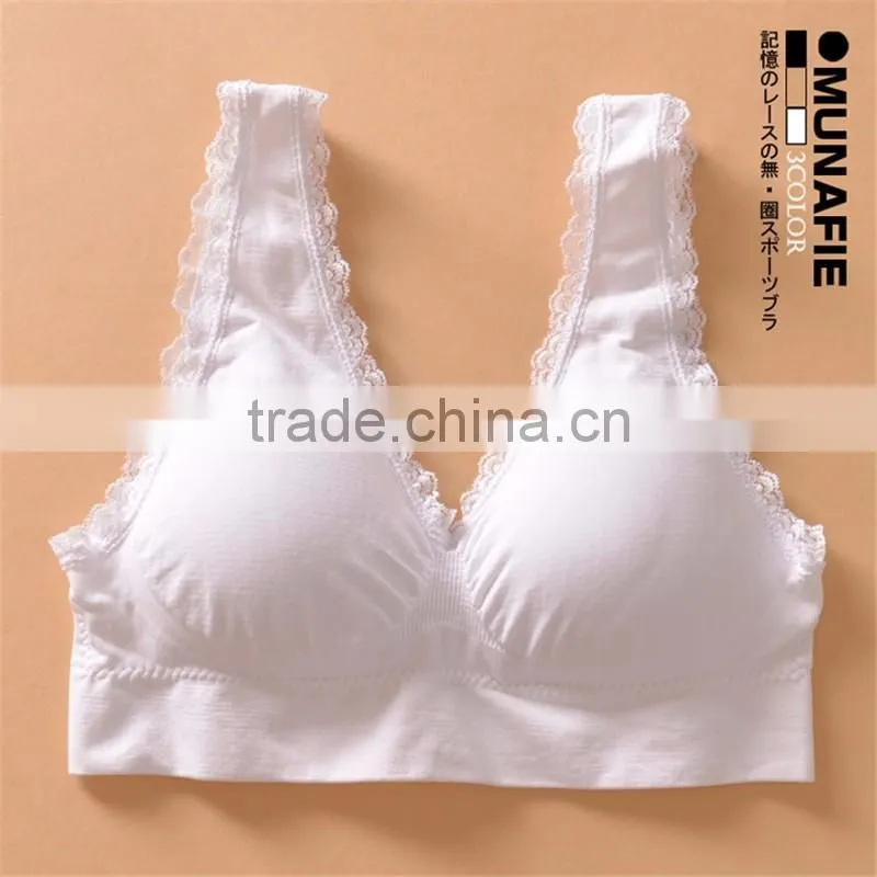 Latest design ladies sexy munafie sports bra