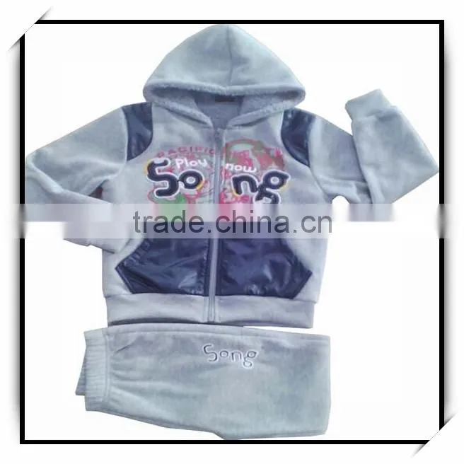 stock sports running child clothes set