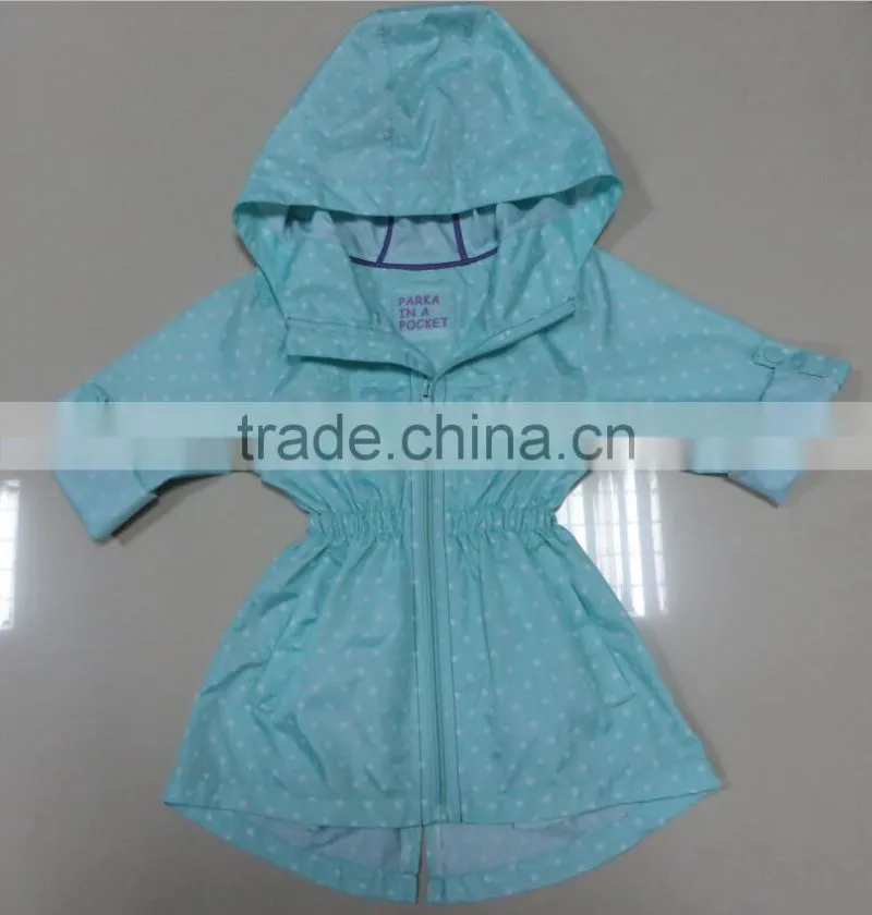 wind and rain in spring and autumn TOPOLINO girls trench coat jacket