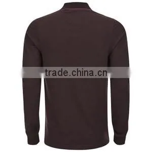men's polo collar long sleeve tees sport polo t shirt for men