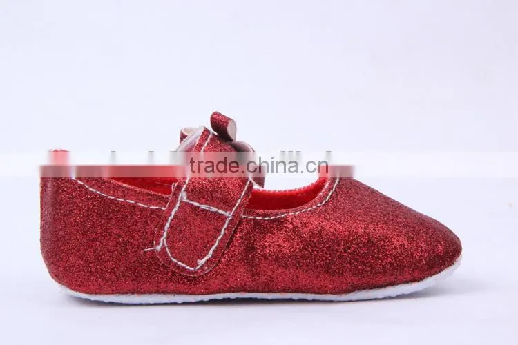 214 brand new infant baby girls glitter shoes fashion newborn baby soft cotton prewalker baby shoe