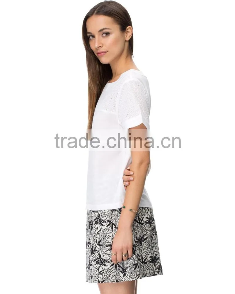 Kiera white tee shirt