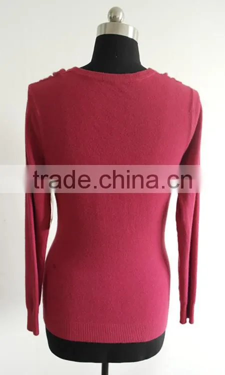 Fashion ladies formal knitted cardigan sweater