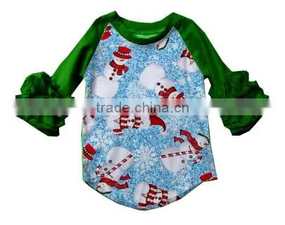 2017 spring easter day cute bunny screen print top girl clothes shirt