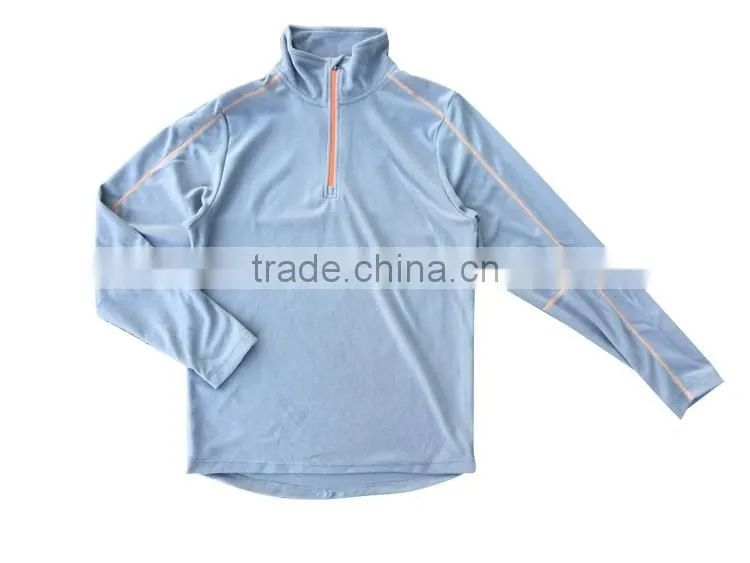 Soft zipper style men sport knitted sweater fleece jackets