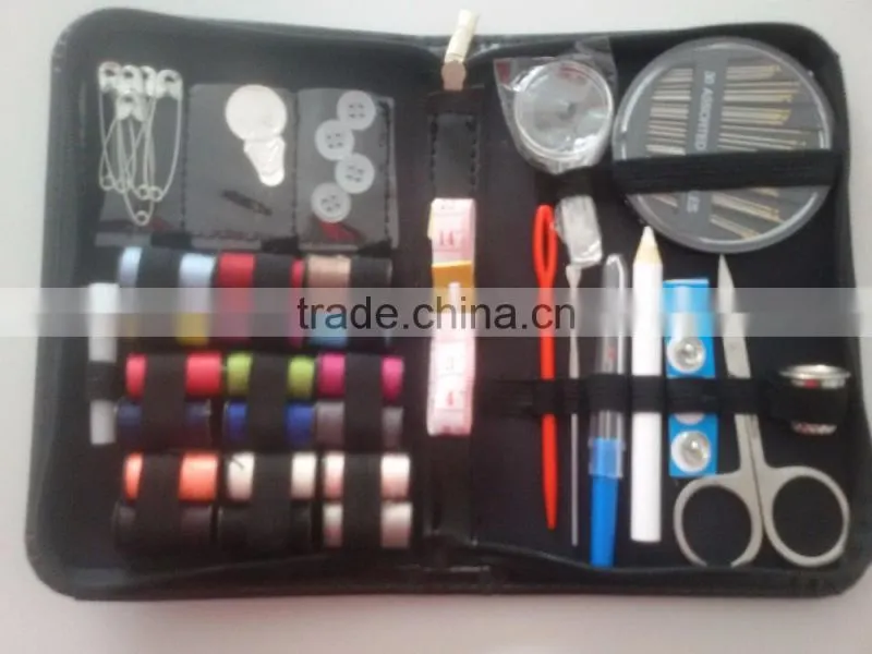New Arrival Portable Mini Travel PP Sewing Box With Color Needle Threads Sewing Kits Sewing Set DIY Home