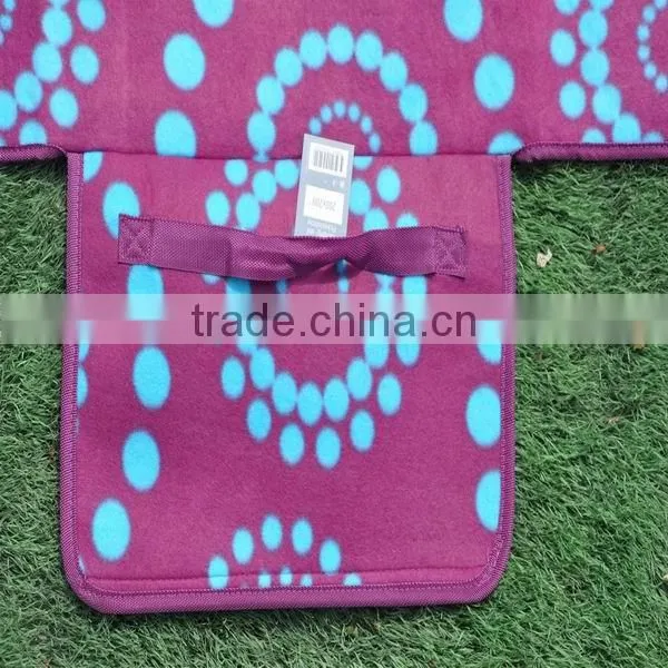 Large size family use polar fleece outdoor activity picnic blanket