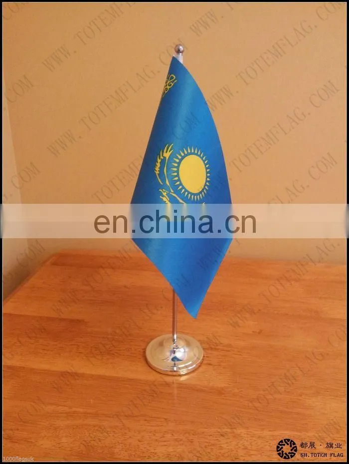 Table Desk Flag For Kazakhstan