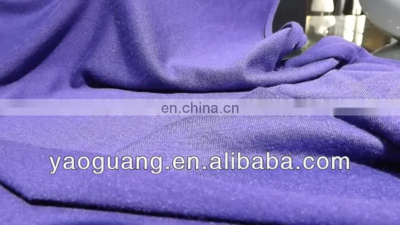 Knit 100% polyester jersey fabric for T-shirt