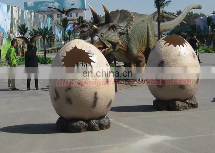 Outdoor Attractive High Simulation Plastic Dinosaur Eggs Toy
