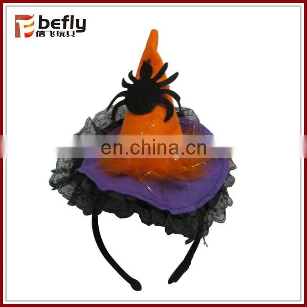 Hot sale witch hat halloween hair decoration
