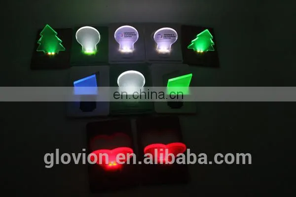 New design promotional gift Card lamp LED lamp