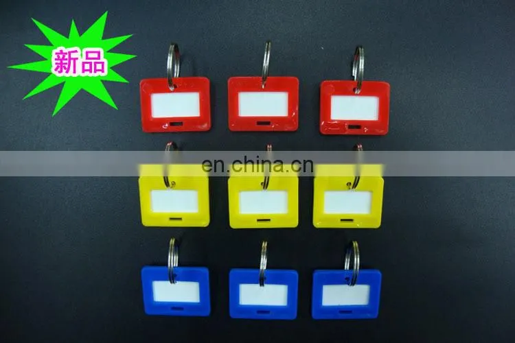 Winho Wholesale Blank Plastic Keychain Key Tags ID Label