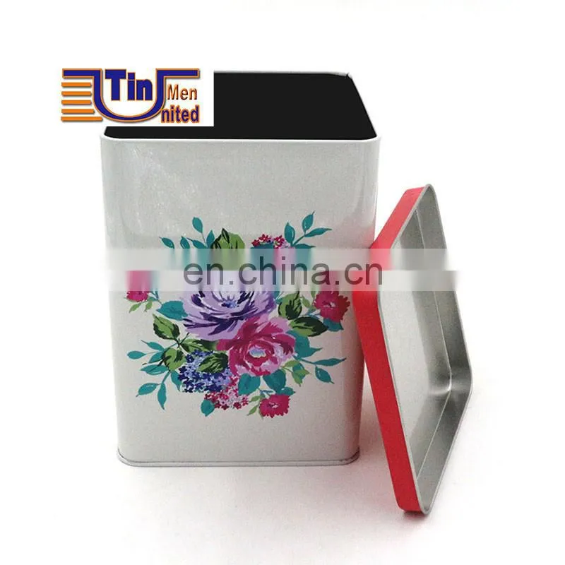 Wholesale High Quality Big Square Cosmetics, Biscuit, Tea Tin Box