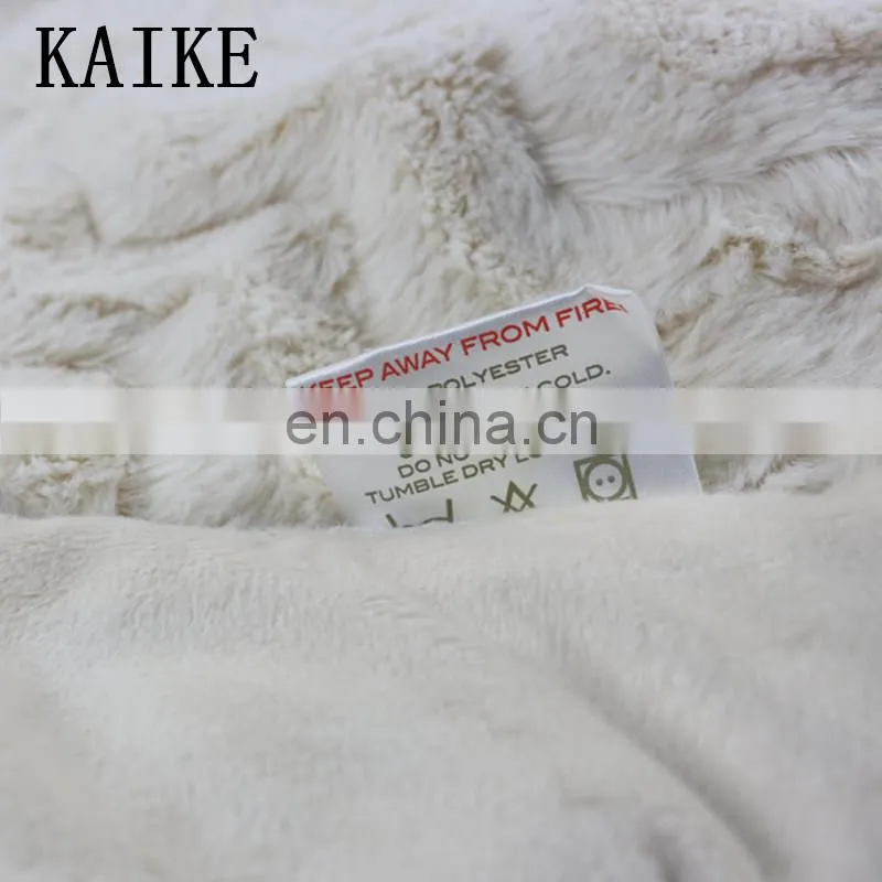 Warm super soft custom print muslin fleece baby velvet blanket 100% polyester