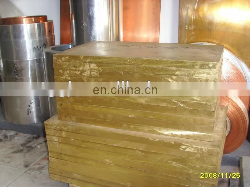 Multifunctional thin Brass sheet factory made in China for industry