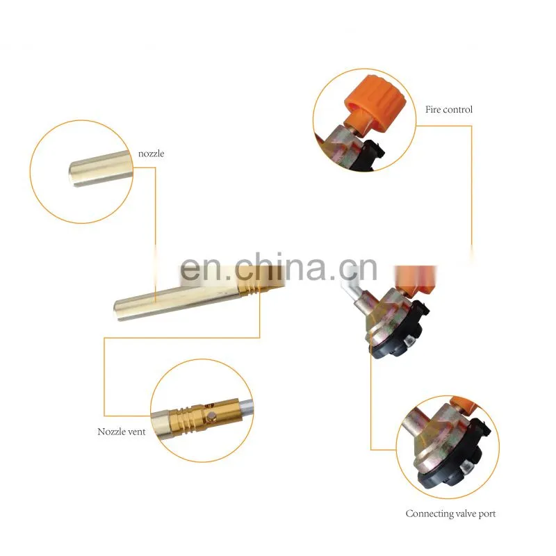 Hebei high temperature blowtorch air spray gun cassette furnace barbecue spray gun and spray gas torch flame gun