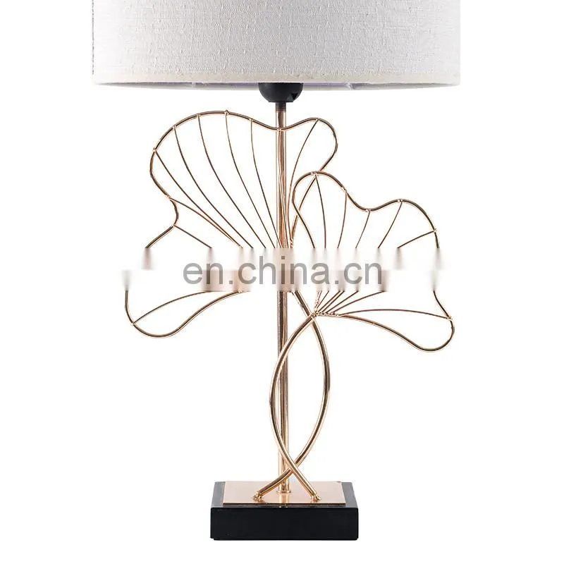 modern style new design home decoration metal table lamp for hotel