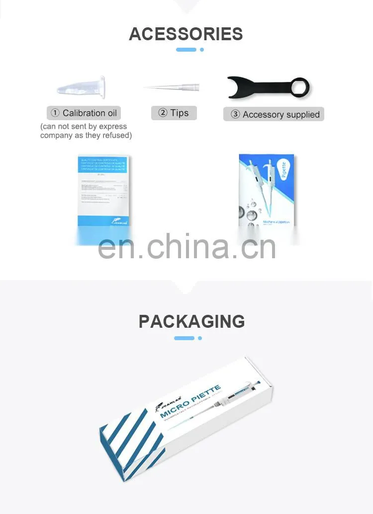 JOAN LAB Autoclave Micropipette Single Channel Micropipette
