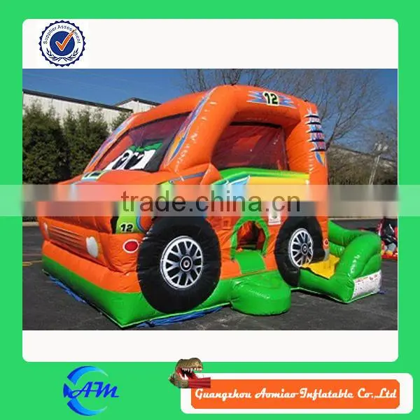 0.55mm PVC inflatable car image commercial inflatable bouncer for sale