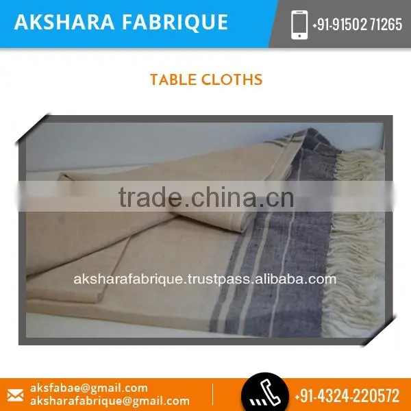 Hand-Crafted Traditional Table Cloth by Leading Towel Exporter