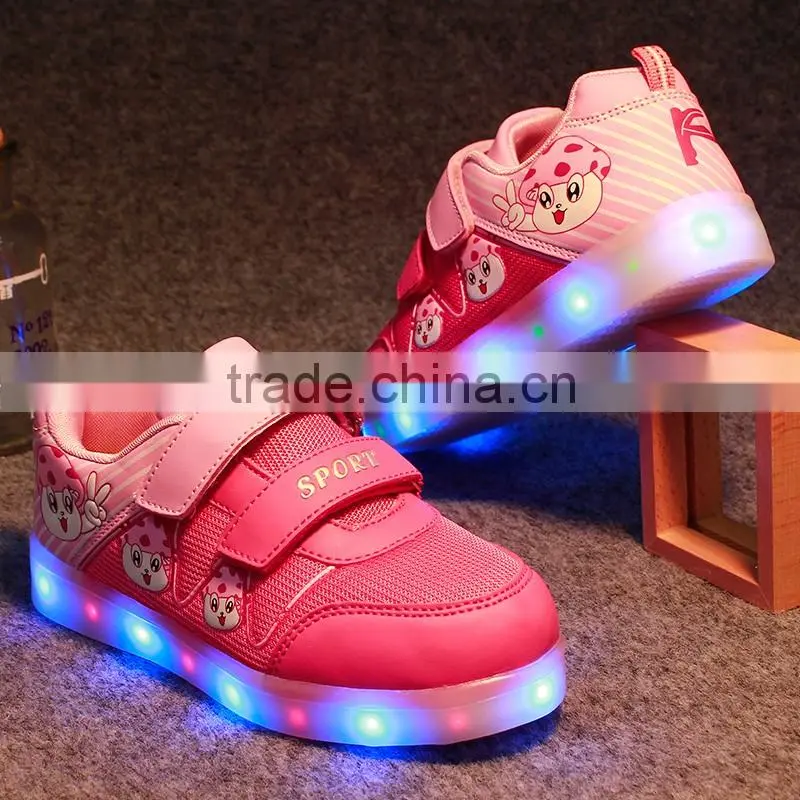 HOT customized luminous led light shoes , kids LED light up shoes, comfortable kids shoes