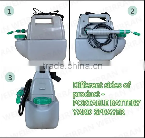 (84732) 5L garden yard sprayer, mist to jet spraying machine, electric grey food grade sprayer