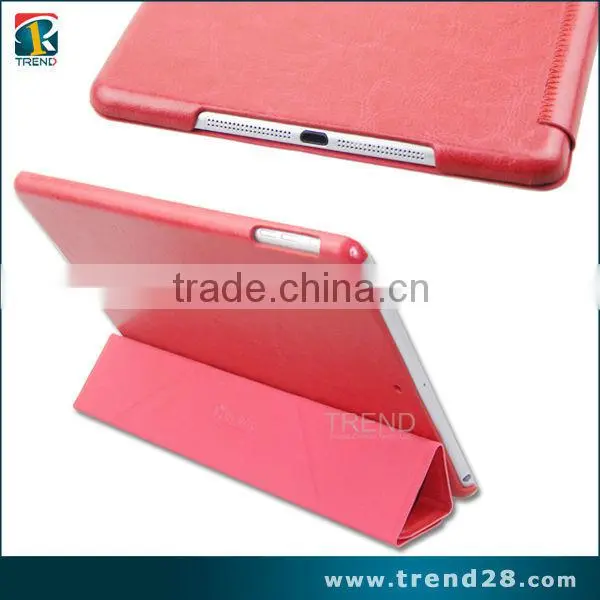 alibaba express protective folding leather flip case for ipad air