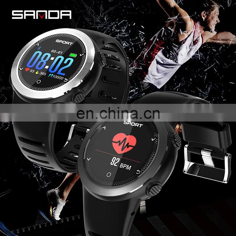 SANDA HZ181Man Smart Sports Watches Digital Call Message Reminder Fitness Tracker Back Light Wristwatch