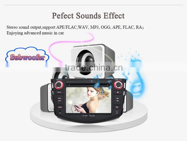 Touch Screen Double Din Car DVD Car Stereo for TOYOTA RAV4 Car Radio GPS NAV 3G WIFI Bluetooth SWC RDS Phonebook AUX 1080P USBSD