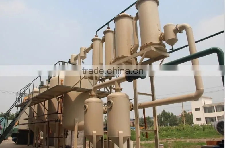 Pyrolysis plant for plastic and waste engine oil , tyre pyrolysis machine , pyrolysis reactor