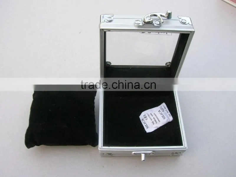 Aluminum Watches Box, Transparent Watch Box, Single display Watch Box