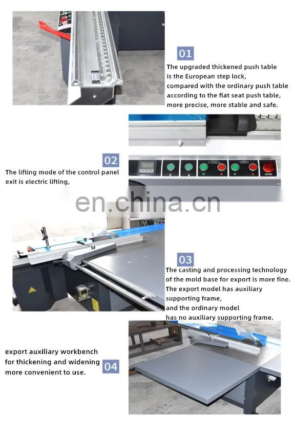 CNC Industrial Woodworking precision Wood Cutting Panel Sliding Table Saw Machine sliding table saw
