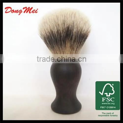 Sandalwood handle synthetic hair shaving brush