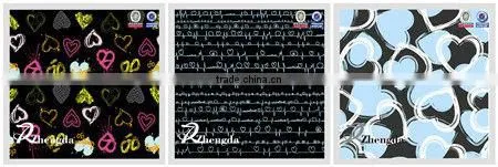 Colorful Cute Polyester Heart Print Fabric