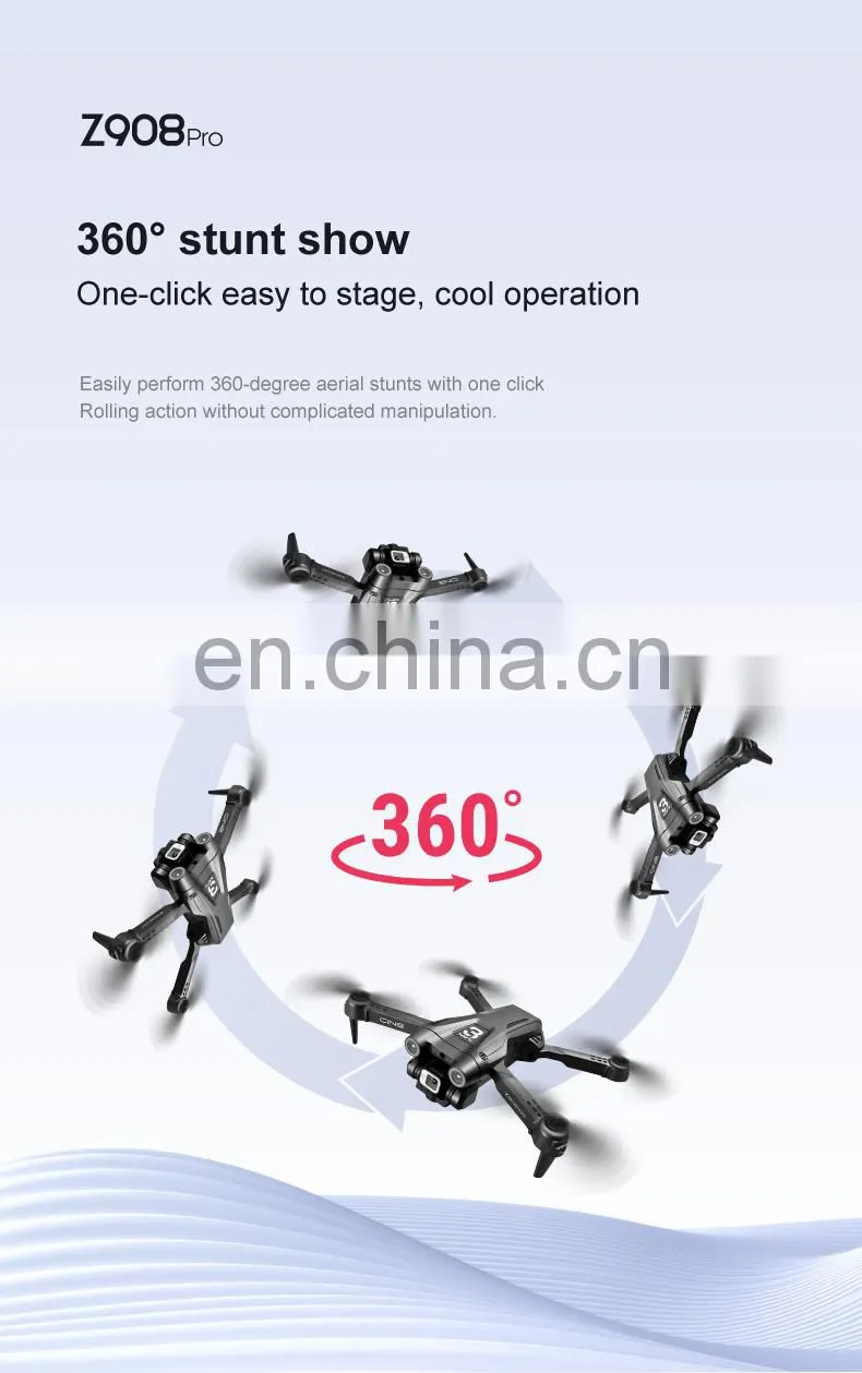 Z908pro RC Drone 4K Mini Dual camera Obstacle Avoidance Foldable Quadcopter RC Helicopter Toy