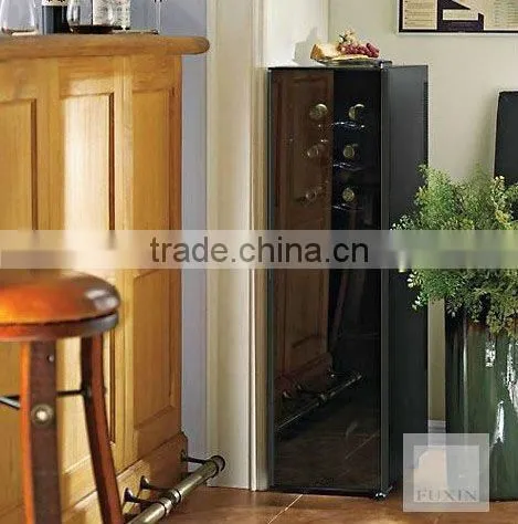 FUXIN:JC-53DFW.Dual Zone wine cooler with 2 thermoelectric cooling system,