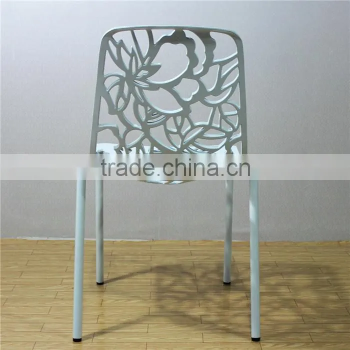 Aluminum outdoor furniture modern hollow forest garden chair