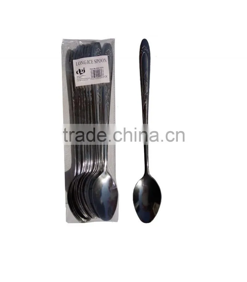 Stainless Iron Long Ice Scoop Mixing Spoon