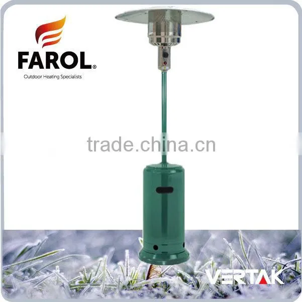 Outdoor stainless gas standing patio heater