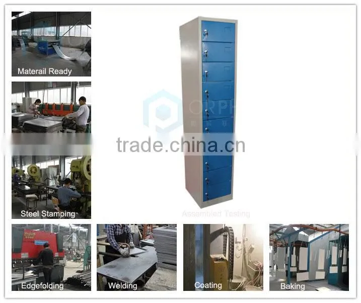 colorful steel cabinet cell phone locker multi drawer charging station locker