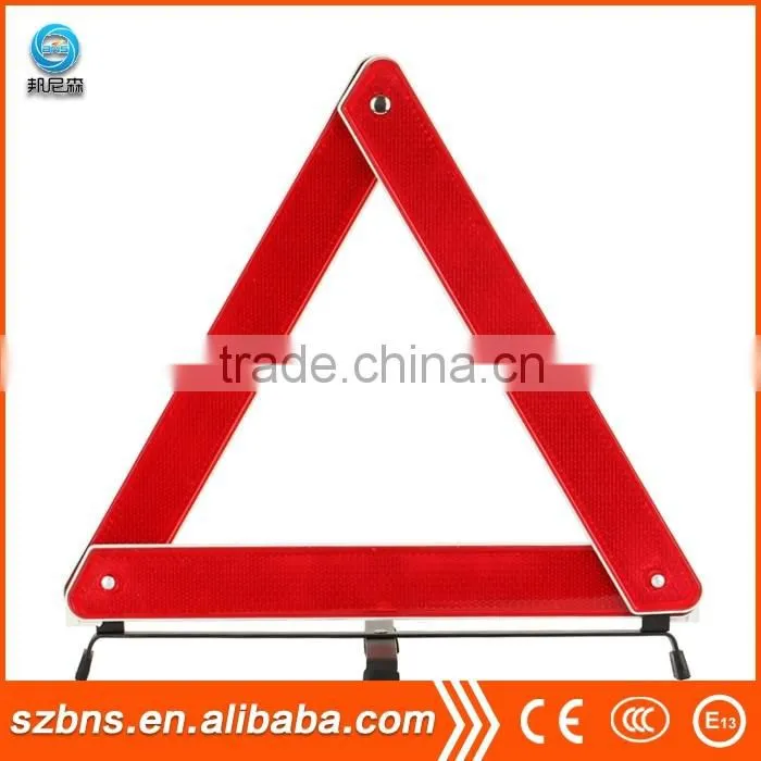 Road Safety Emergency Tools Car Warning Triangle / Portable Traffic Sign